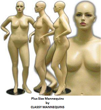 plus size model mannequin